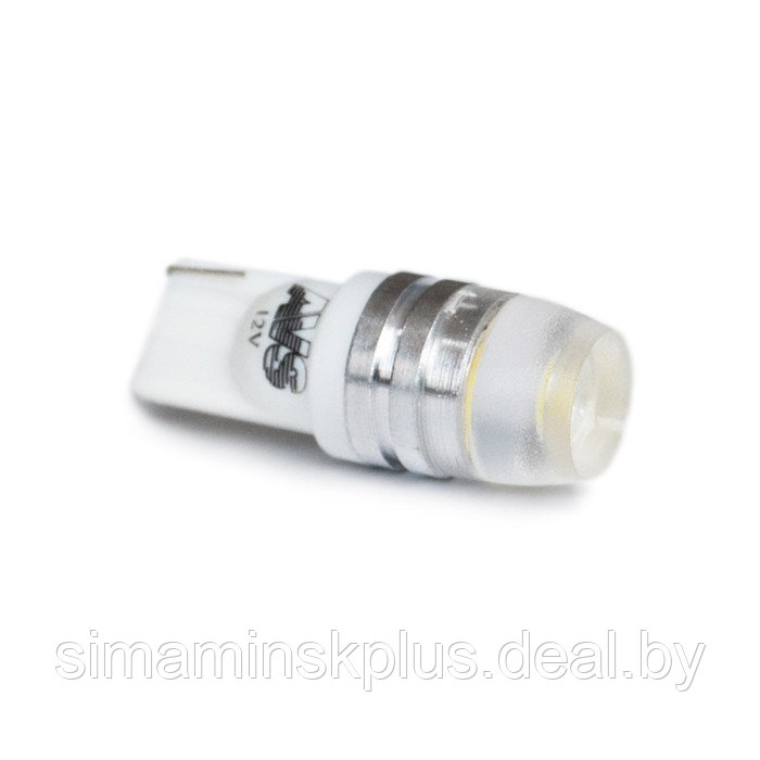 Лампа светодиодная AVS A80612S, T10 T037, белый (W2,1x9,5d) 1,5W усечённая линза, набор 2 шт 47848 - фото 2 - id-p217665058