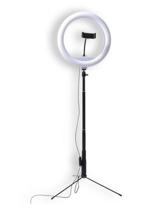Светодиодная кольцевая led лампа для селфи съемки визажиста Fujimi FJL-RING12M 1678 освещение - фото 1 - id-p217624987