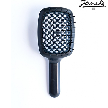Расческа Janeke Curvy M, 21 × 8,5 × 4 см. Серая