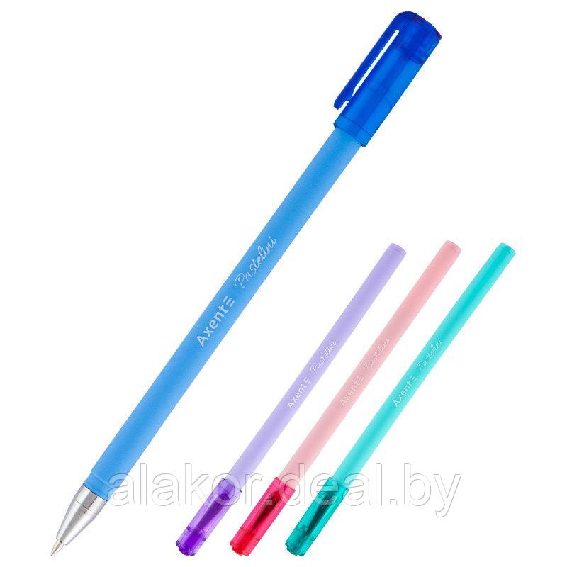 Ручка шариковая Axent Pastelini AB1083, масляная, цвет синий, корпус ассорти, 0.5мм - фото 1 - id-p217667777