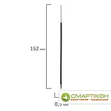 Стержень шариковый BRAUBERG 152 мм синий, узел 1 мм, линия письма 0,5 мм, фото 3
