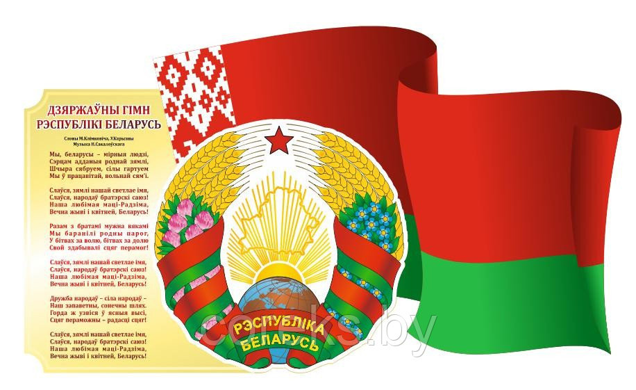 Символика Республики Беларусь на ПВХ №2 - фото 1 - id-p217678318