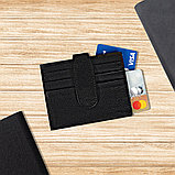 Футляр для купюр и кредитных карточек из натуральной кожи, фото 4