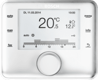 Погодозависимый термостат Bosch CW400 - фото 1 - id-p217678381