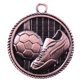 Медаль  "Футбол" 5 см   3 место  без ленты , 009-3 Бронза