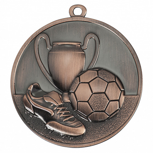 Медаль "Золотой мяч" 5 см 3 место без ленты , 047 Бронза - фото 1 - id-p217680301