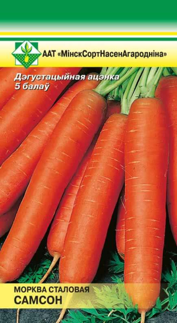 Морковь Самсон 0,5г МССО - фото 1 - id-p89409676