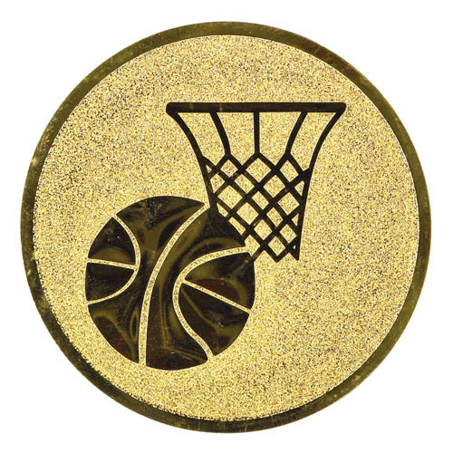 Эмблема "Баскетбол" 2,5 см Металлопластик - фото 1 - id-p217680498