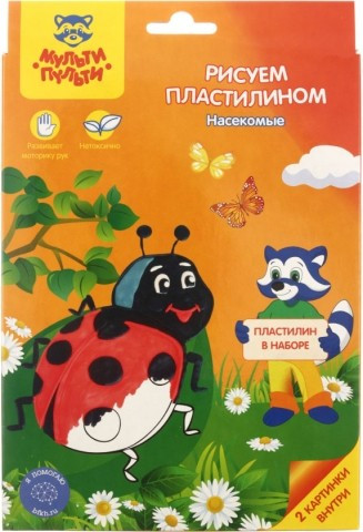 Набор для творчества «Рисуем пластилином» «Насекомые» - фото 2 - id-p217680253