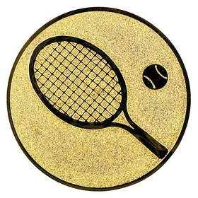 Эмблема  "Большой теннис"    2,5 см Металлопластик