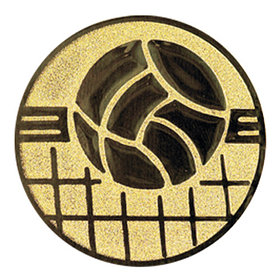 Эмблема  "Волейбол"   2,5 см Металлопластик