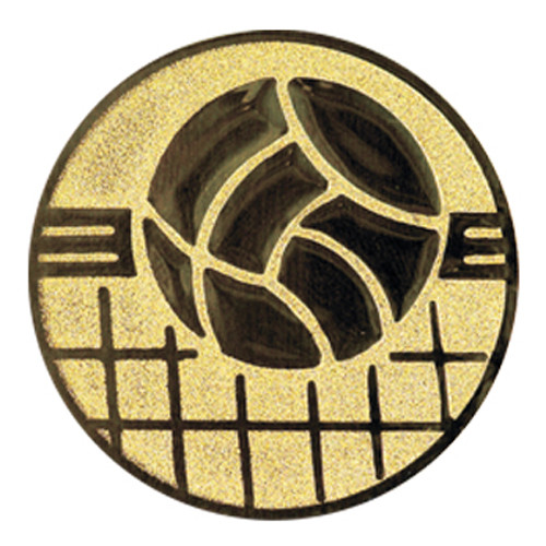 Эмблема "Волейбол" 2,5 см Металлопластик - фото 1 - id-p217680516