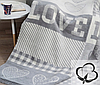 Плед хлопково-акриловый Cotton Cloud размер 150х200 LOVE, фото 2