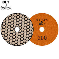 DLT&9plitok АГШК DLT&9plitok, для сухой шлифовки, (рисунок сота) #200, 100мм