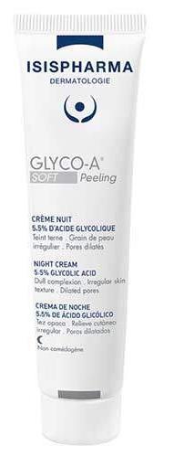 Ночной крем для мягкого пилинга IISISPHARMA/Исисфарма GLYCO-A Soft Peeling с 5,5% гликолевой кислотой, 30 мл - фото 1 - id-p217683754