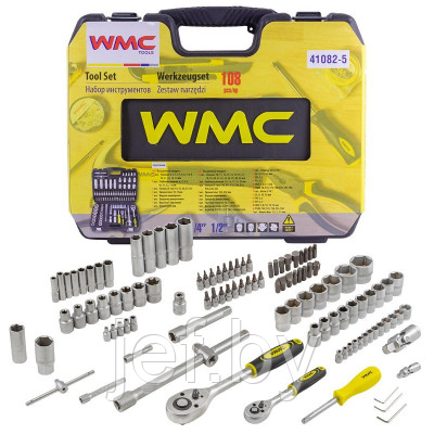 Набор инструментов 41082-5 108 предметов WMC TOOLS WMC-41082-5 - фото 4 - id-p191966635
