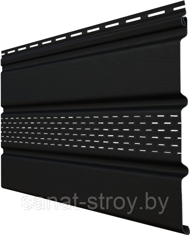 Софит Premium Acryl Grand Line частично перфорированный Черный (3,0м) - фото 1 - id-p217686339
