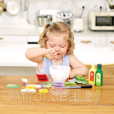 Набор игрушечной посуды Hape Овощной салат / E3174_HP - фото 3 - id-p217686913