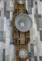 Люстра рустикальная деревянная "Замковая Прайм №11" на 3 лампы