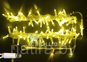Светодиодная гирлянда Rich LED Нить 10 м, 220В, постоянного свечения, герметичный колпачок, IP65, фото 2