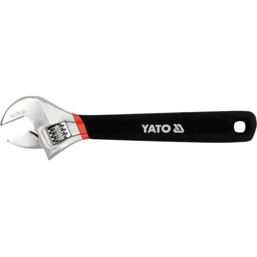Ключ разводной с ПВХ ручкой 250мм, губки до 30,0мм "Yato" YT-21652