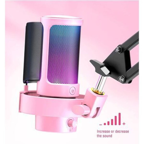 Микрофон FIFINE A8 (розовый) - фото 5 - id-p217687481