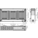 Стальной панельный радиатор Лидея ЛУ 22-506 500x600, фото 5