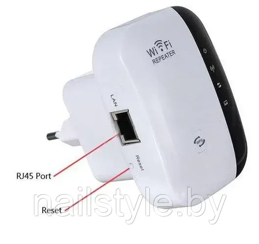 Усилитель WiFi сигнала 802.11N 300 Мбит/с. Wifi репитер с Lan. Беспроводная точка доступа - фото 4 - id-p217690217