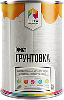 Грунтовка ГФ-021 цвета в ассортименте LIDA