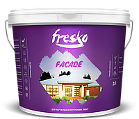 Краска водно-дисперсионная "FRESKO FACADE" БЕЛАЯ Ф.5,0