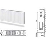 Стальной панельный радиатор Лемакс Compact 22 500x900, фото 5