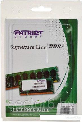 Оперативная память Patriot Signature Line 4GB DDR3 SO-DIMM PC3-12800 [PSD34G16002S], фото 2