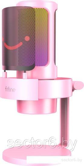 Микрофон FIFINE A8 (розовый) - фото 1 - id-p217693241