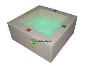 Интерактивный сухой бассейн с кнопками-переключателями, 217х217 - фото 1 - id-p217700617