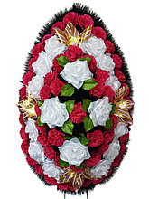 Венок 1,0м ритуальный  В-62  h--125 cм