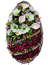 Венок 1,10м ритуальный  В-88  H-135 см