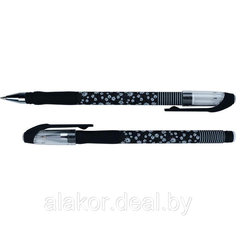 Ручка шариковая Axent Raccoon, 1049-24 AВ цвет синий, корпус черно-белый, 0.5мм - фото 1 - id-p217710493
