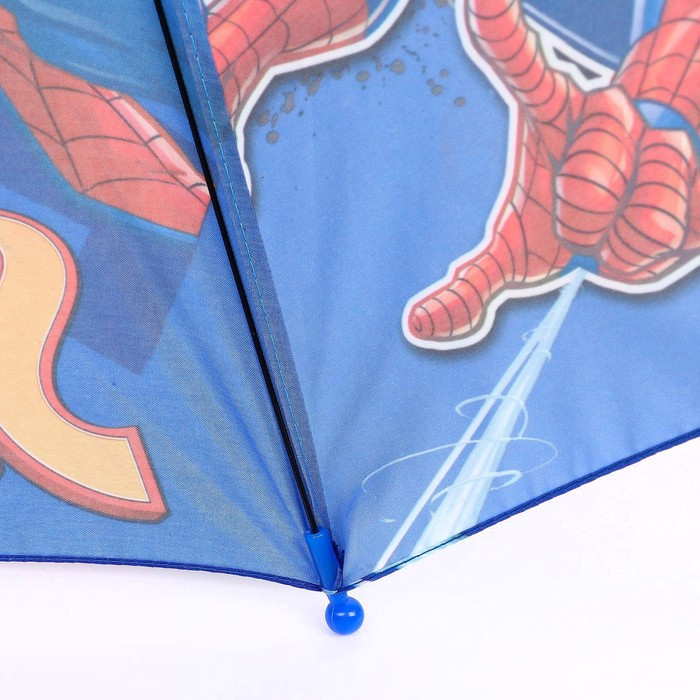 Зонт детский. Человек паук, синий, 8 спиц d=86 см - фото 9 - id-p217717261