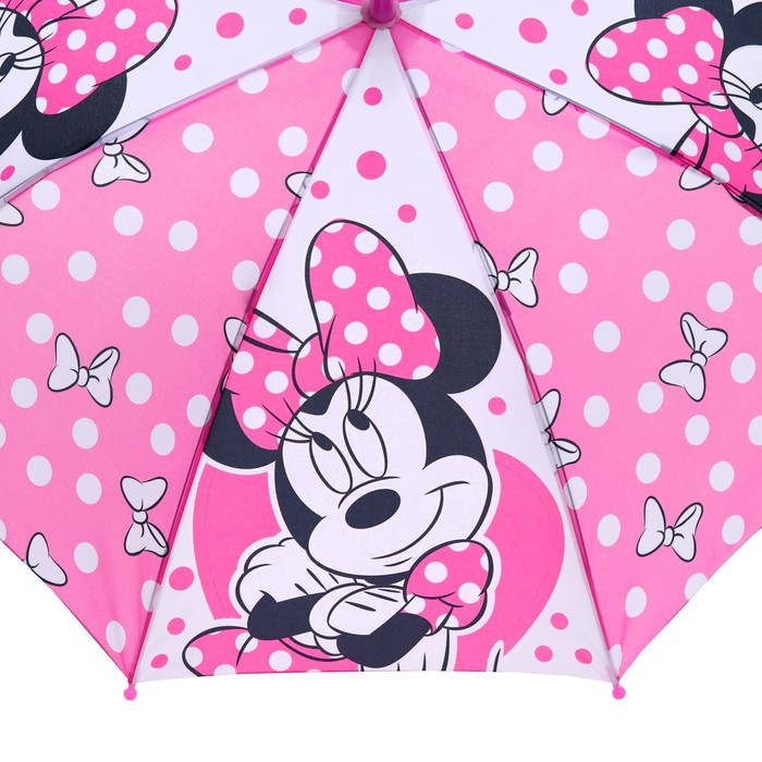 Зонт детский. Минни Маус, розовый, 8 спиц d=86 см - фото 3 - id-p217717262