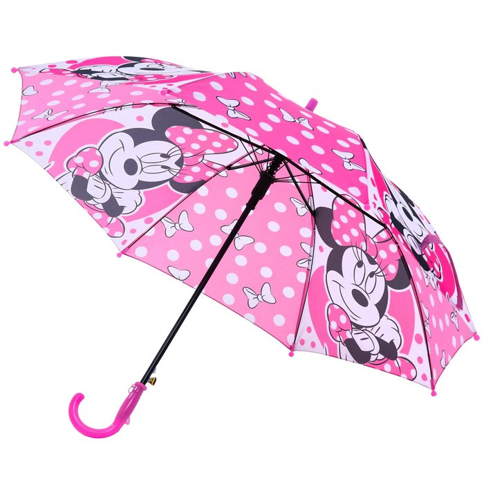 Зонт детский. Минни Маус, розовый, 8 спиц d=86 см - фото 4 - id-p217717262