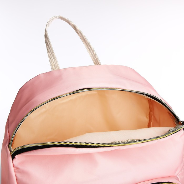 Рюкзак на молнии, цвет розовый - фото 3 - id-p217717812