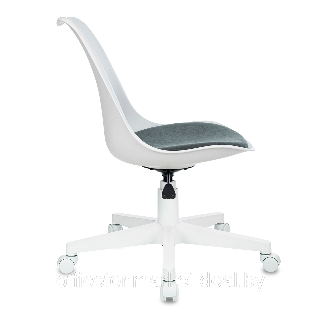 Кресло для персонала Бюрократ CH-W333 Alfa 44, ткань, пластик, серый - фото 3 - id-p217687504