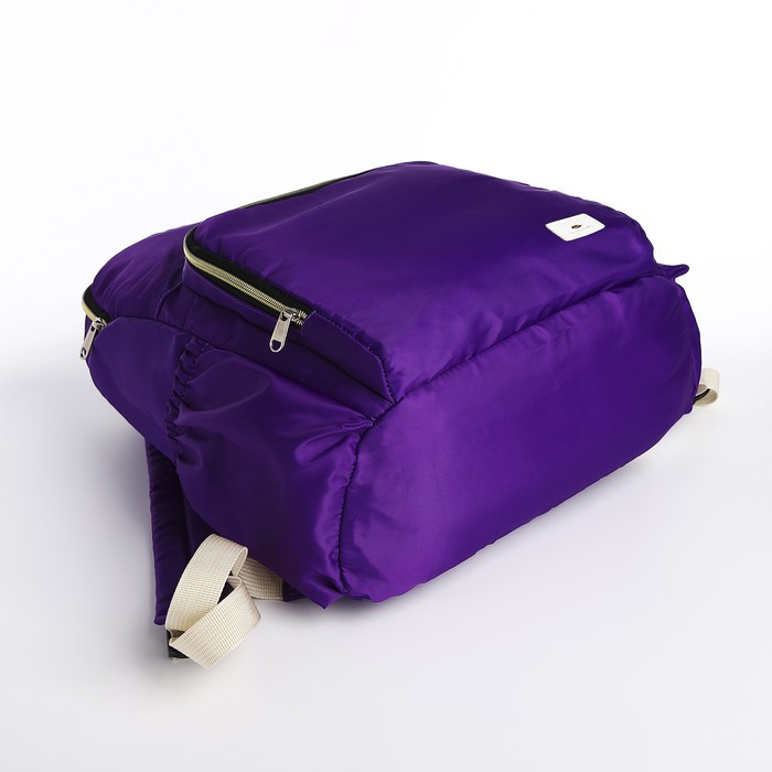 Рюкзак на молнии, цвет фиолетовый - фото 3 - id-p217717813