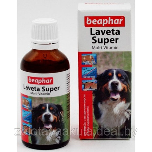 Средство Beaphar Laveta Super 50ml от выпадения шерсти для собак - фото 1 - id-p217718083