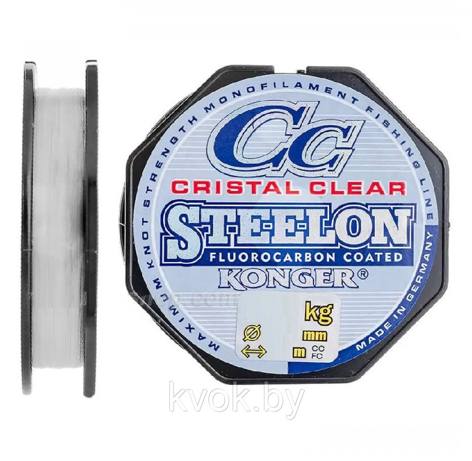 Леска монофильная Konger Steelon Cristal Clear 30м - фото 1 - id-p217719164