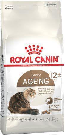 4кг Корм ROYAL CANIN Ageing+12 для взрослых кошек старше 12 лет - фото 1 - id-p217718914