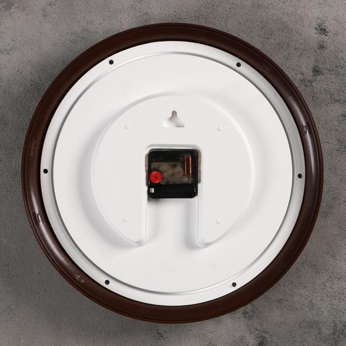Часы настенные, серия: Классика, "Рубин", 35 см, коричневые - фото 3 - id-p217720225
