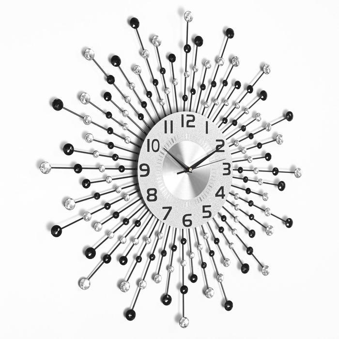 Часы настенные, серия: Ажур, "Оттерберг", плавный ход, d-59 см, циферблат 22 см - фото 2 - id-p217720273