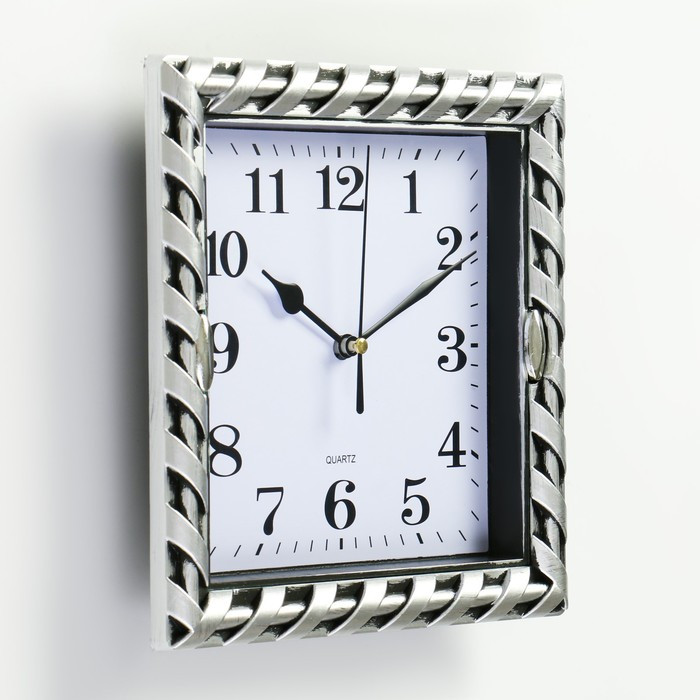 Часы настенные, серия: Интерьер, "Жаклин", дискретный ход, 20.5 х 20.5 см, d-16 см - фото 2 - id-p217720300