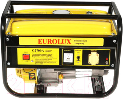 Бензиновый генератор EUROLUX G2700A - фото 2 - id-p217722353